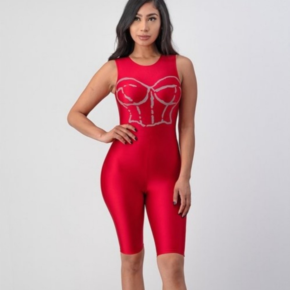 Red romper